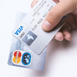 クレジットカードでのお支払いも各種取り扱っております。